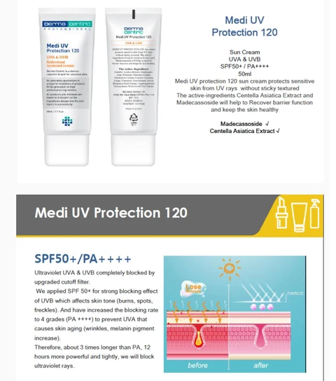 MEDI UV PROTECTION 120 packaging