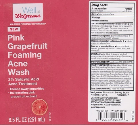 WELL AT WALGREENSPINK GRAPEFRUIT packaging