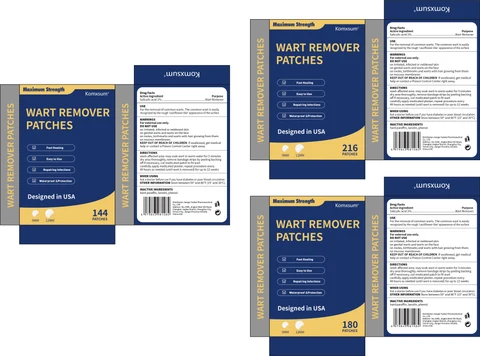 Komxsum WART REMOVER PATCHES packaging