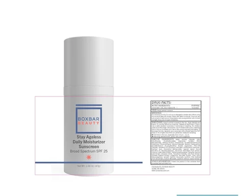 Stay Ageless Daily Moisturizer Sunscreen packaging