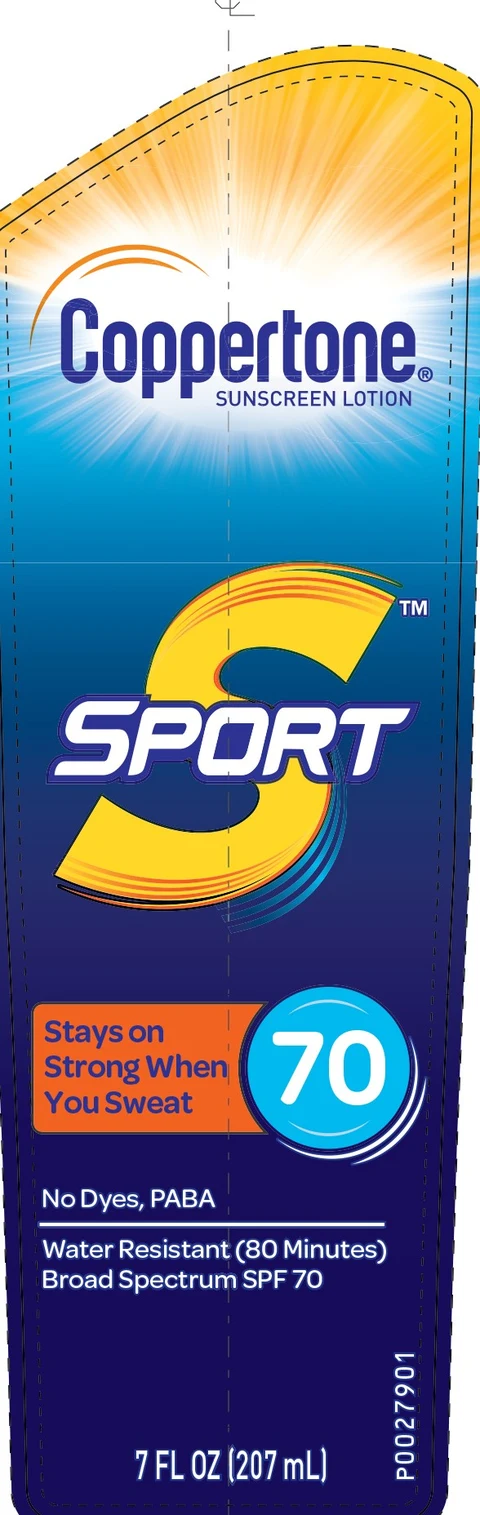 Coppertone Sport Sunscreen SPF 70 포장