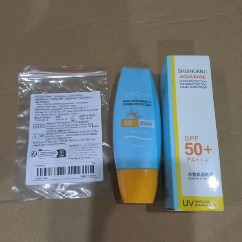 SHUIHUANJI SUNSCREEN 포장