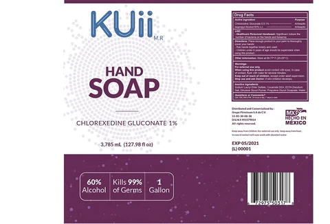 Hand Sanitizer packaging