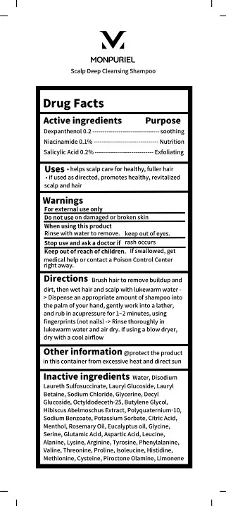 Scalp deep cleansing-shampoo 포장