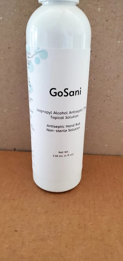 Hand Sanitizer packaging