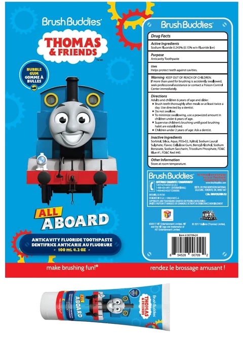 Thomas and Friends packaging