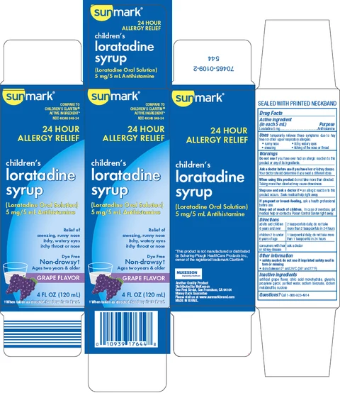 Sunmark childrens loratadine 포장