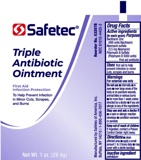 Triple Antibiotic packaging