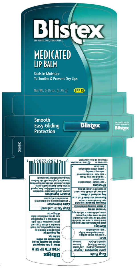 Blistex Medicated Lip Balm 포장