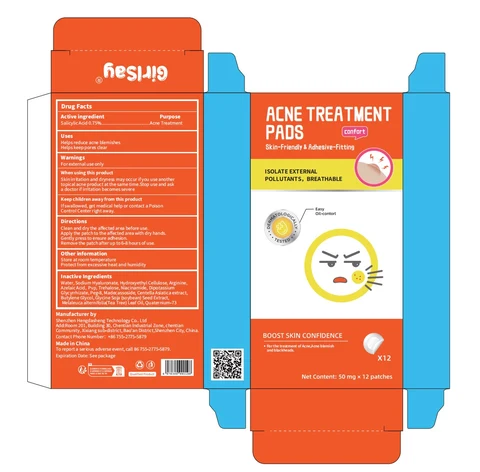 ACNE TREATMENT PADS 포장