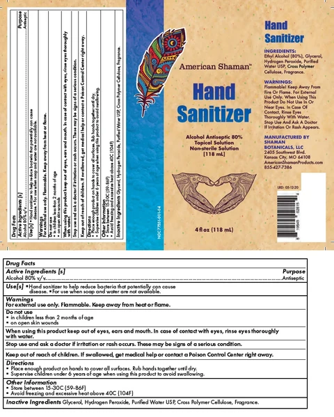 American Shaman Hand Sanitizer 포장