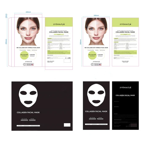 Collagen Facial mask 포장
