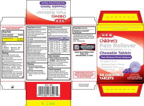 Childrens Pain Reliever packaging