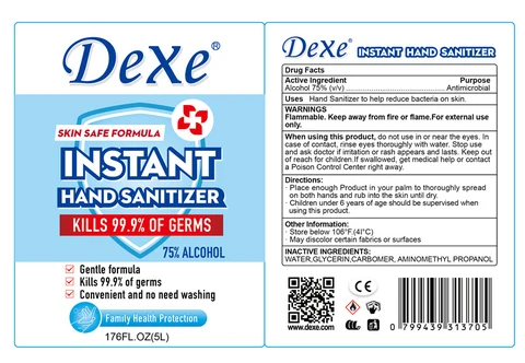 5 L label