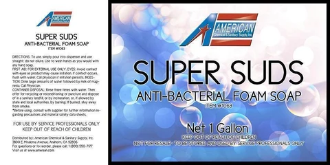 SUPER SUDS ANTI-BACTERIAL 포장