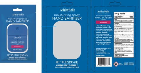 Ashley Belle Moisturizing Hand Sanitizer Berry Punch 포장