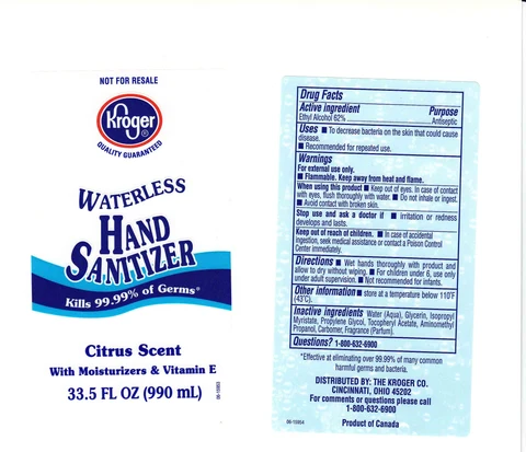 WATERLESS HAND SANITIZER packaging