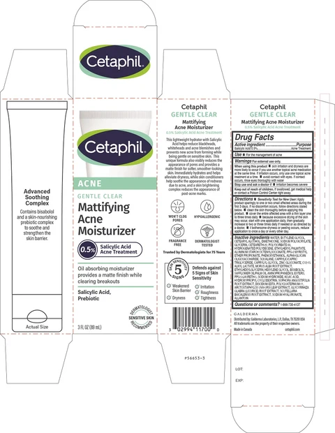Cetaphil Gentle Clear Mattifying Acne Moisturizer 포장