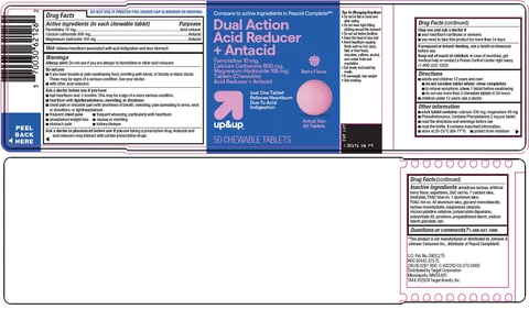 UP AND UP DUAL ACTION ACID REDUCER ANTACID 포장