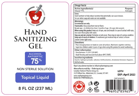 Hand Sanitizing Gel by CN Pharma packaging