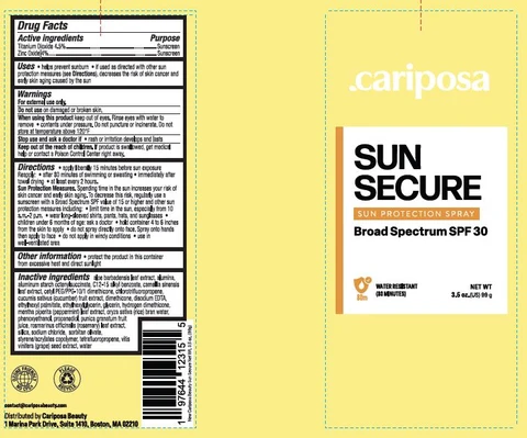 SPF30 Sunscreen Cariposa 포장