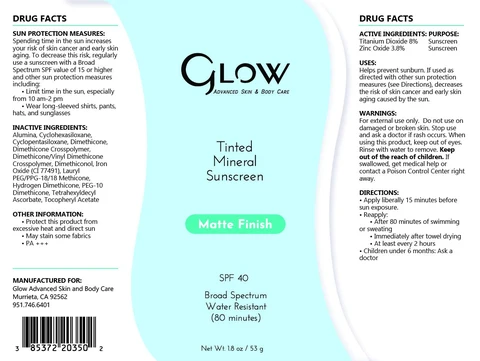 Tinted Mineral Sunscreen packaging