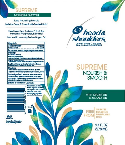 Head and Shoulders Supreme Nourish and Smooth Conditioner packaging