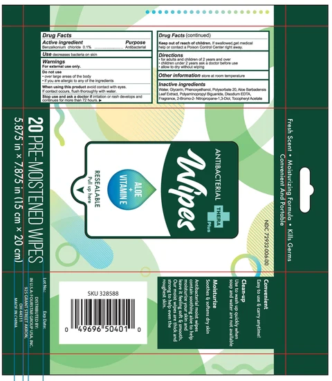 Antibacterial Wipes 포장