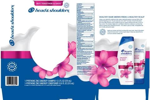 Head and Shoulders Dual PackSmooth and Silky packaging