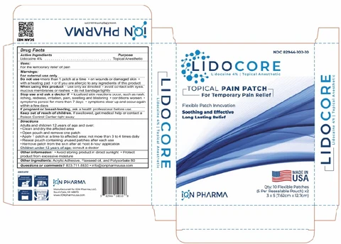 LIDOCORE packaging