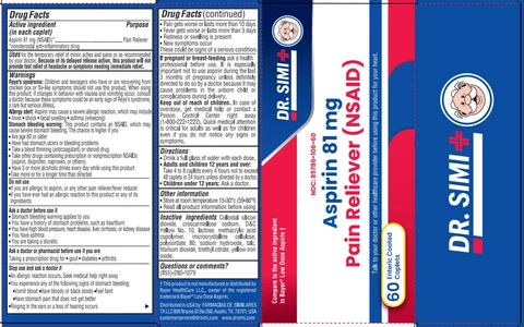 ASPIRIN DELAYED RELEASE 81MG 포장