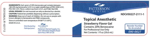 Topical Anesthetic Strawberry packaging