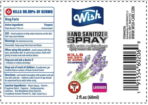 Wish/ Wish Ultra slim hand sanitizer packaging