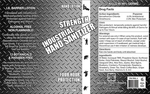 Industrial Sanitizing packaging