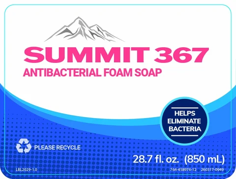 Summit 367 Antibacterial Foam 포장