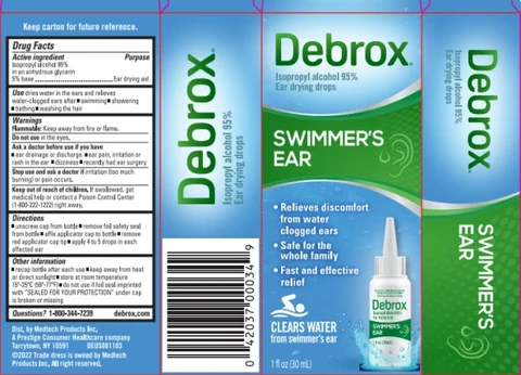Debrox Swimmers Ear 포장