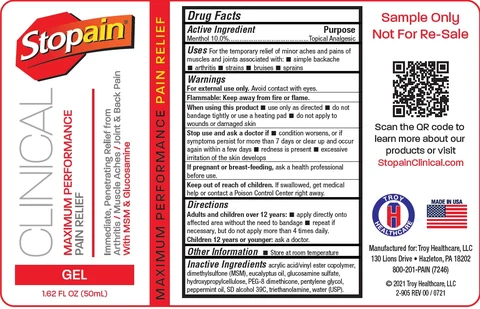 Stopain Clinical packaging