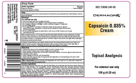 Capsaicin 0.035% Cream 포장