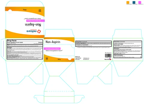 Redicare Non-Aspirin 500mg 포장