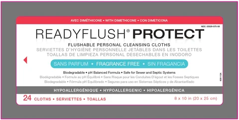 Readyflush Protect WipesFragrance Free 포장