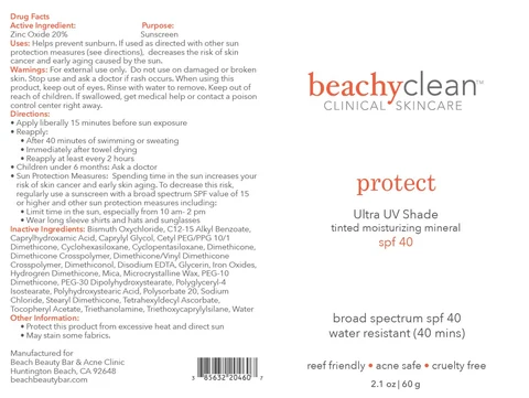 Ultra UV Shade tinted moisturizing mineral SPF 40 포장