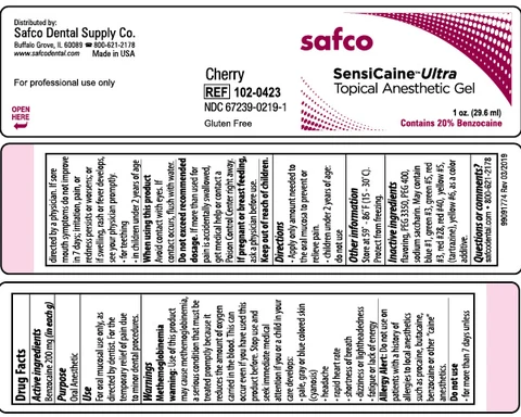 Safco Sensicaine Ultra Topical Anesthetic Gel 포장