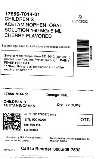 Children Acetaminophen Oral Solution packaging