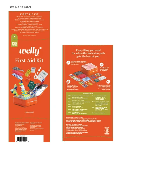 Welly First Aid Kit packaging
