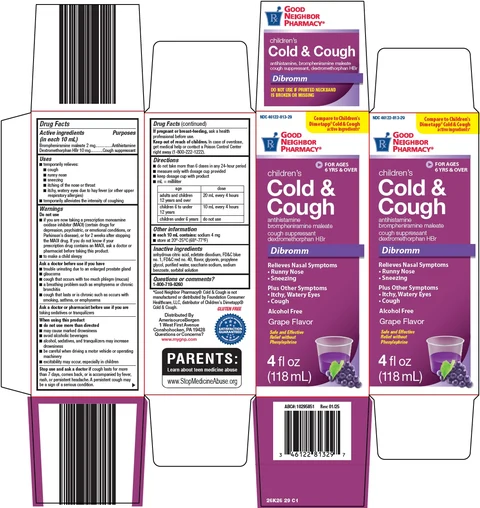 good neighbor pharmacy childrens cold and cough packaging