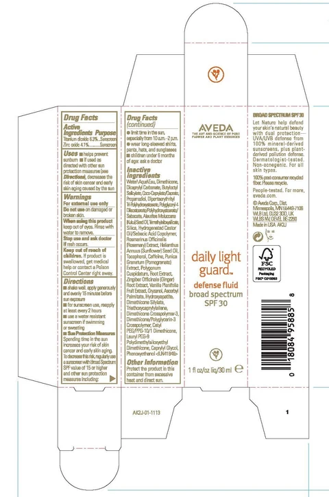 DAILY LIGHT GUARD DEFENSE FLUID BROAD SPECTRUM SPF 30 포장