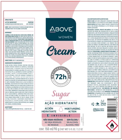 ABOVE WOMEN SUGAR 포장