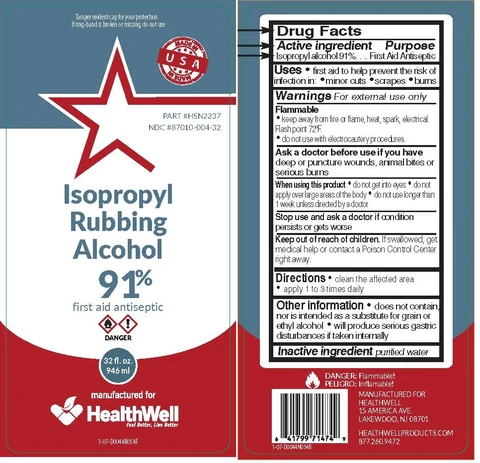 Isopropyl Rubbing Alcohol 포장