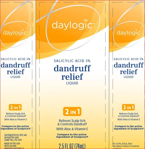 Dandruff Reliefdaylogic 포장
