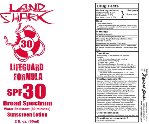 Land Shark SPF 30 packaging